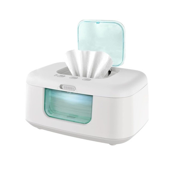 Brand New Wipe Warmer & Dispenser with LED Changing Light & On/Off Switch - Picture 1 of 7